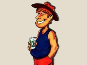 farmer vb beer cartoon